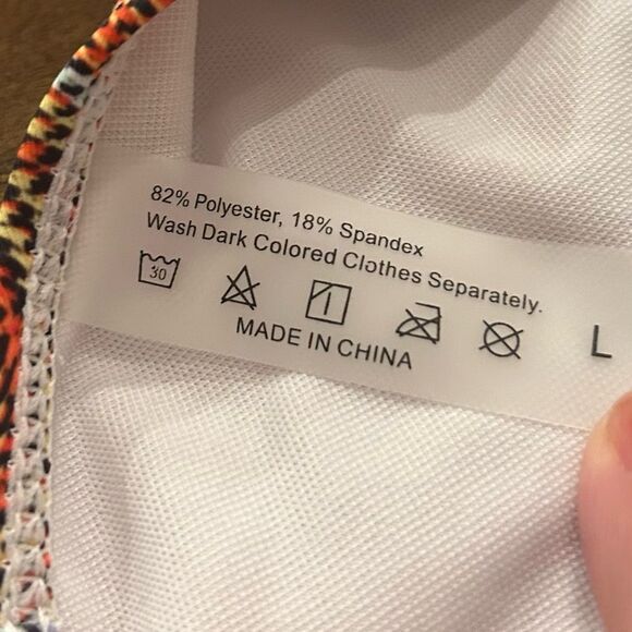 SHEIN Multi-Color Cheeky Bikini Size Large New without tags - Picture 7 of 8